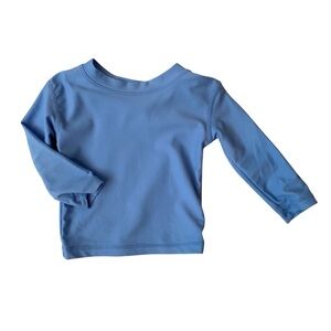 RUGGEDBUTTS Swim Shirt Suit Rashguard Blue Summer Outdoor Travel Top Long
